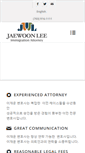 Mobile Screenshot of jaewoonlaw.com